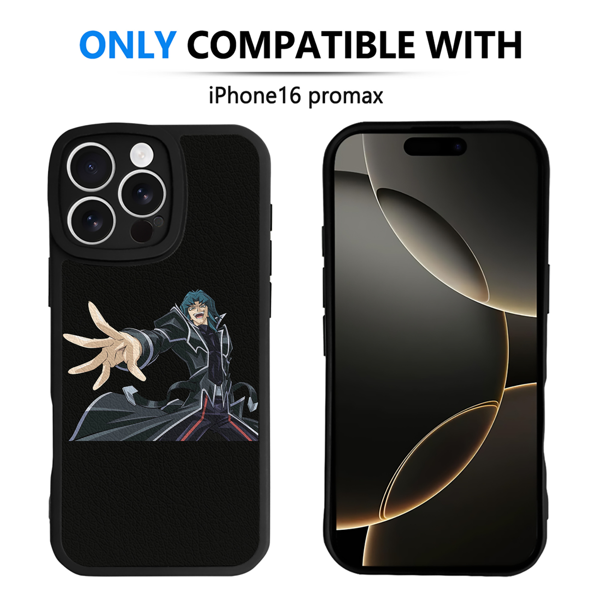 遊☆戯☆王 Yu-Gi-Oh! 【iPhone 16シリーズ対応】シリコンスマホケース（レザー調） 材質：シリコン